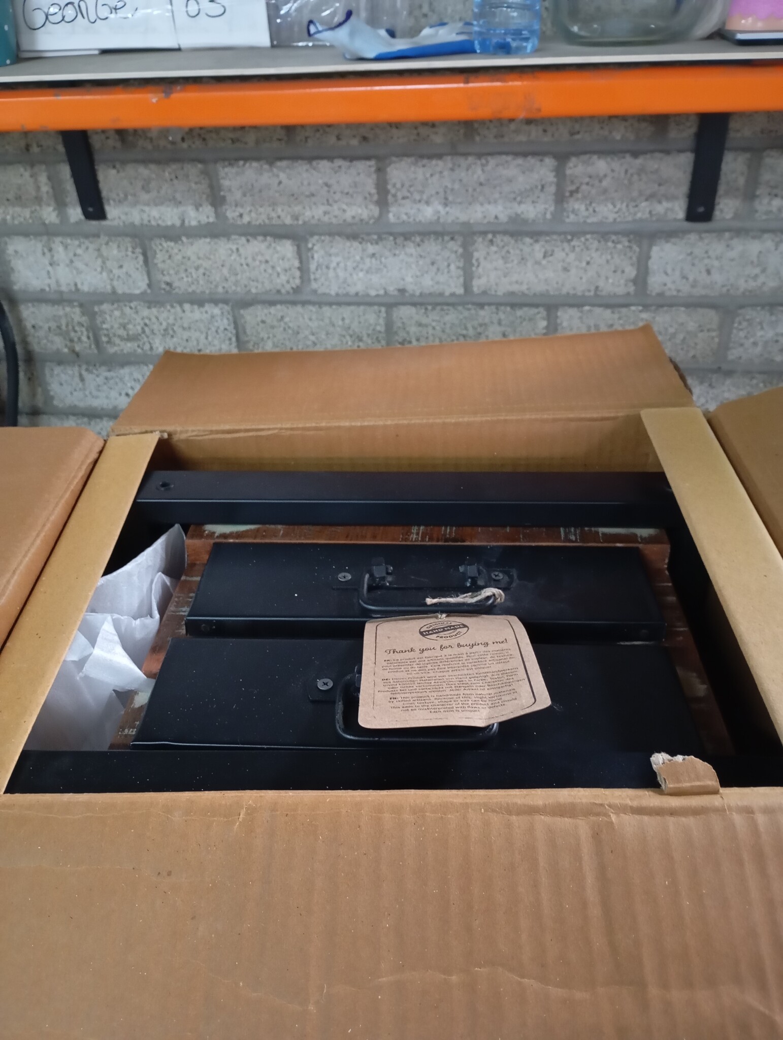 vidaXL Bijzettafel Multikleur 40x40x80cm | 55% Korting