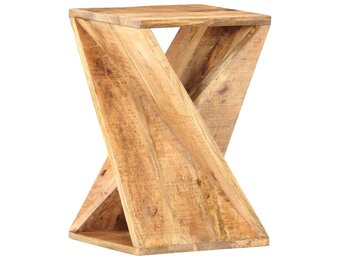 VidaXL Bijzettafel Mangohout - 35x35x55 cm - 55% Korting