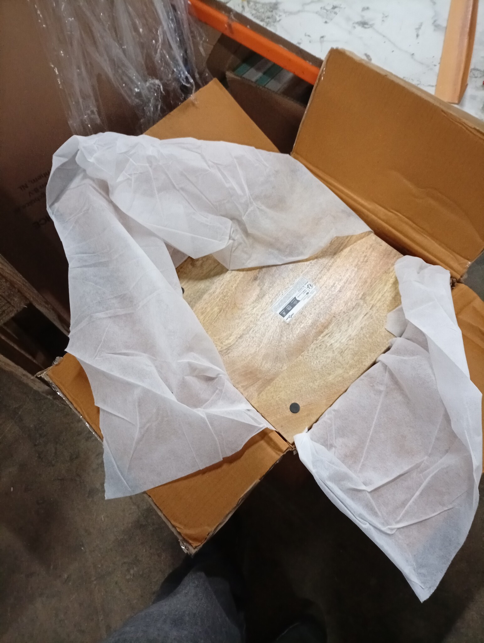 VidaXL Bijzettafel Mangohout - 35x35x55 cm - 55% Korting