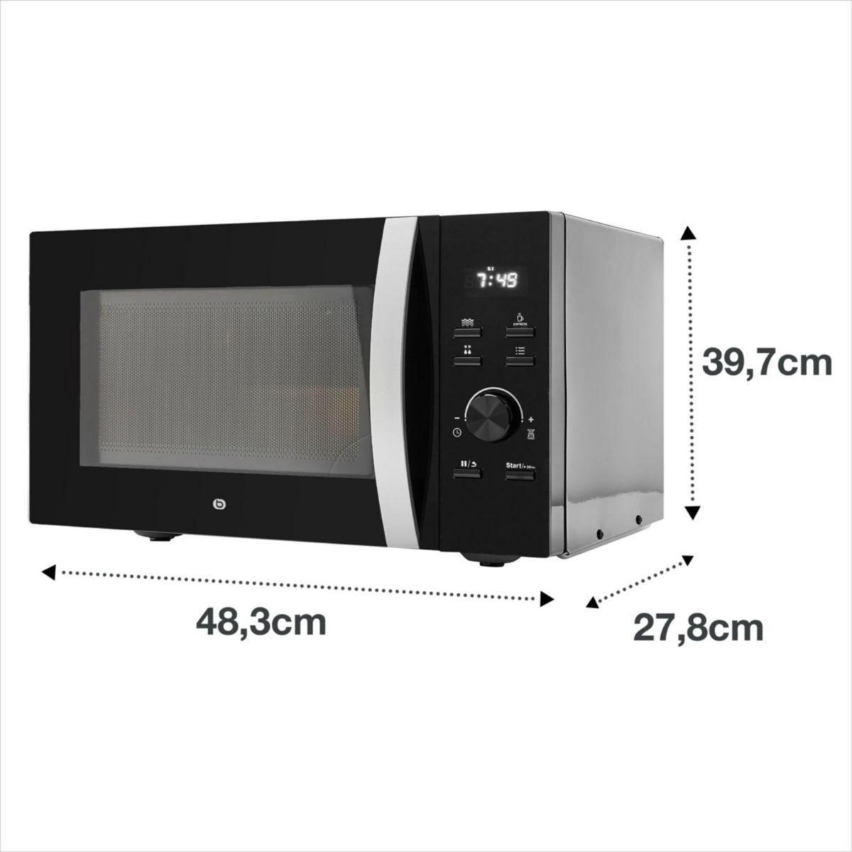 ESSENTIEL B Microgolf EM256N | 25L | 900W | 30% Korting