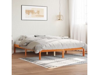 VidaXL Bedframe Grenenhout Wasbruin 160x200cm - Nu 35% Korting!