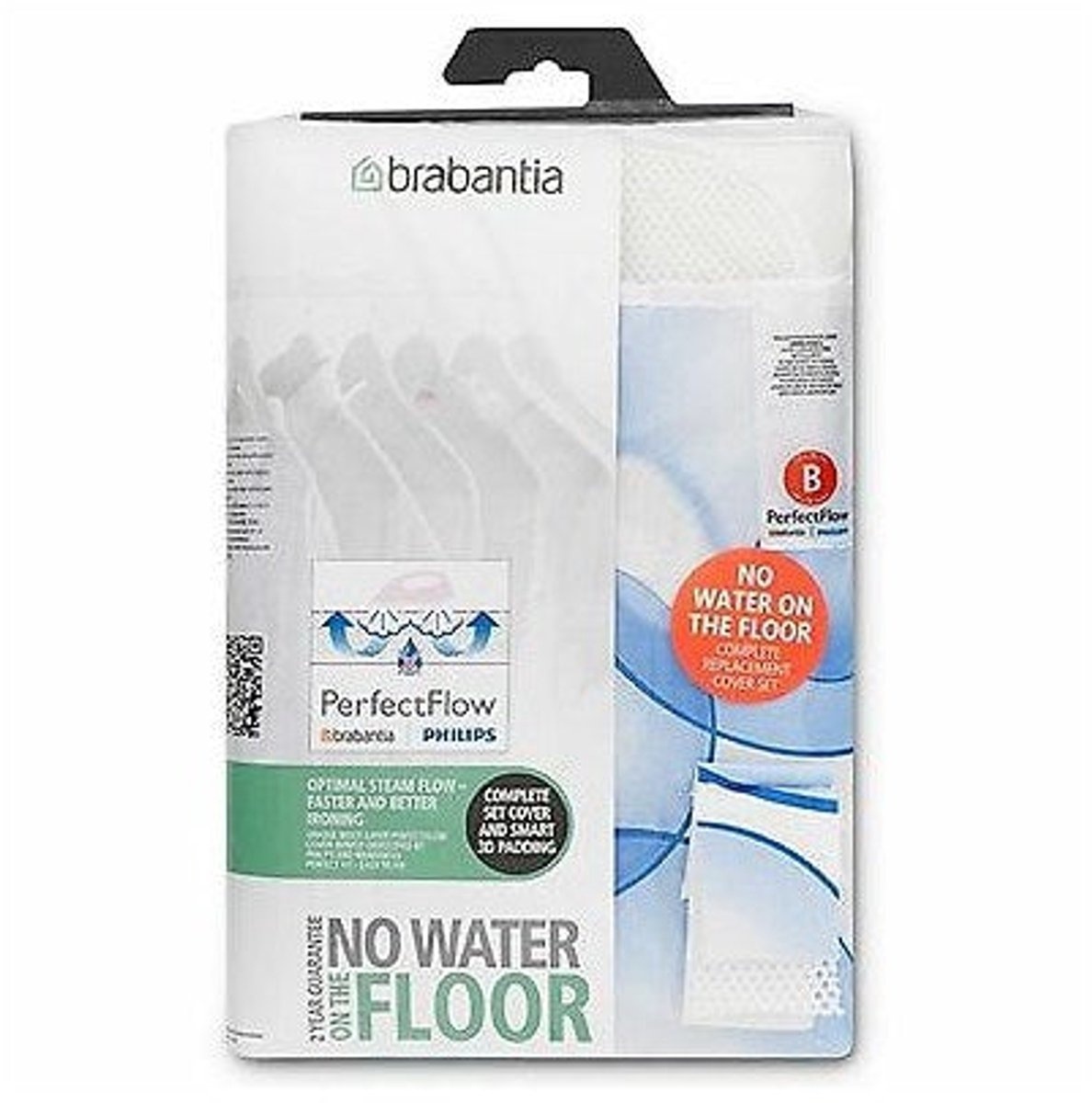 Brabantia Strijkplankhoes B - 124x38cm | Bubbles | 35% Korting