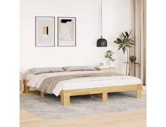 vidaXL Massief Houten Bedframe Eiken 180x200 cm - 55% Korting!