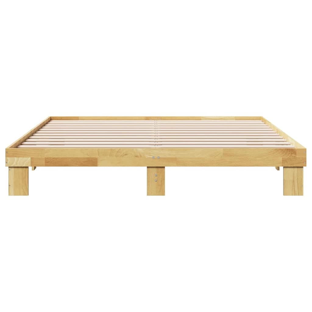 vidaXL Massief Houten Bedframe Eiken 180x200 cm - 55% Korting!