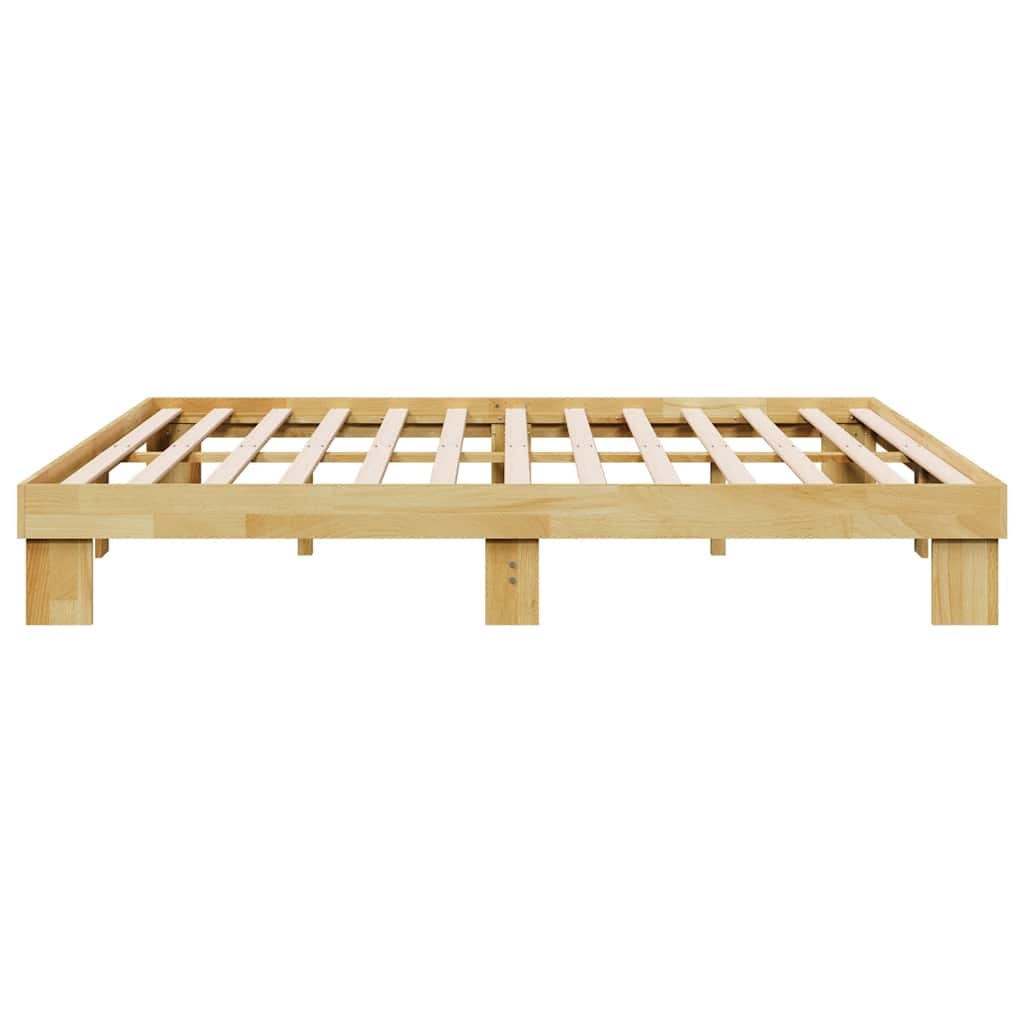 vidaXL Massief Houten Bedframe Eiken 180x200 cm - 55% Korting!