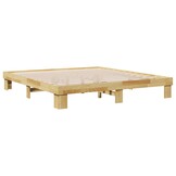vidaXL Massief Houten Bedframe Eiken 180x200 cm - 55% Korting!