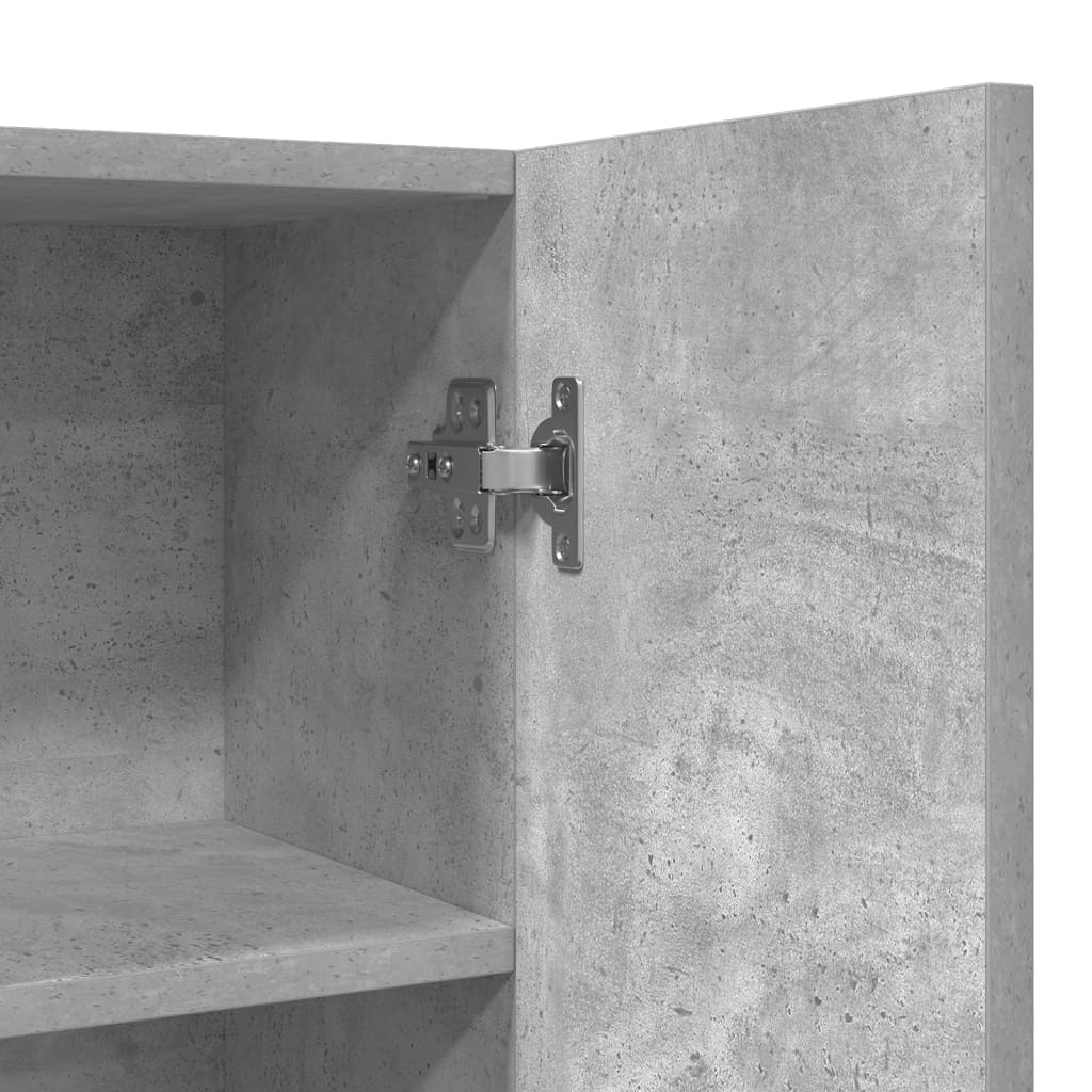 vidaXL Wasmachinekast betongrijs - 35% Korting!