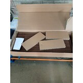 vidaXL Platenkast 84,5x38x89 cm bruin eiken - 55% Korting!