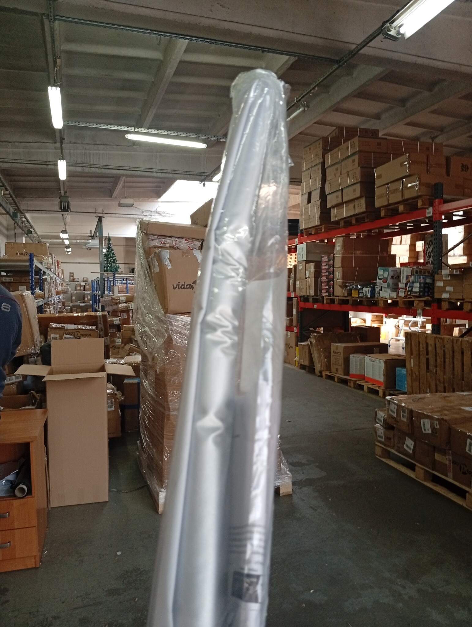 vidaXL Rolgordijn Verduisterend Wit 90x175cm - 60% Korting!