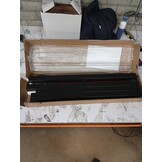 VidaXL Werkbankframe Matzwart/Rood (70x50x79cm) - 55% Korting!