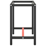 VidaXL Werkbankframe Matzwart/Rood (70x50x79cm) - 55% Korting!