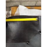 vidaXL Fauteuil Echt Leer Zwart/Grijs - Nu 55% Korting!