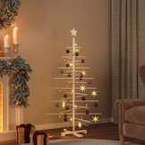 vidaXL Houten Kerstboom 150cm - 55% Korting - Retourproduct