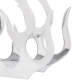 vidaXL Wijnrek Aluminium - Zilver - 35% Korting