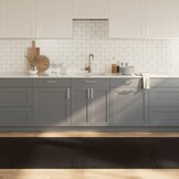 vidaXL Vloerkleed Bamboe 100x300 cm Donkerbruin - 35% Korting!