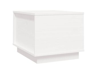 vidaXL Salontafel Massief Grenenhout Wit | 55% Korting