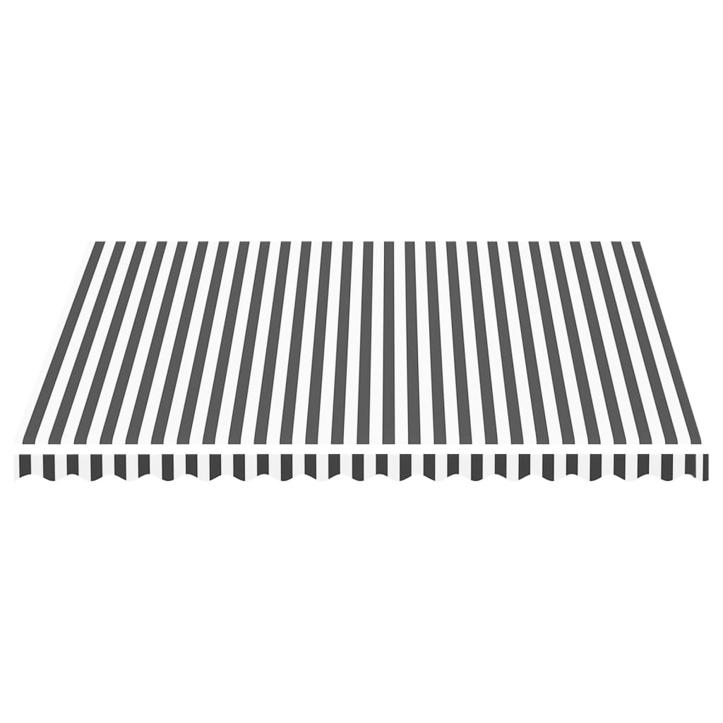 VidaXL Luifeldoek 4x3,5m Antraciet/Wit (73% korting)