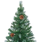 VidaXL Kunstkerstboom met Dennenappels - 150 cm | -35%