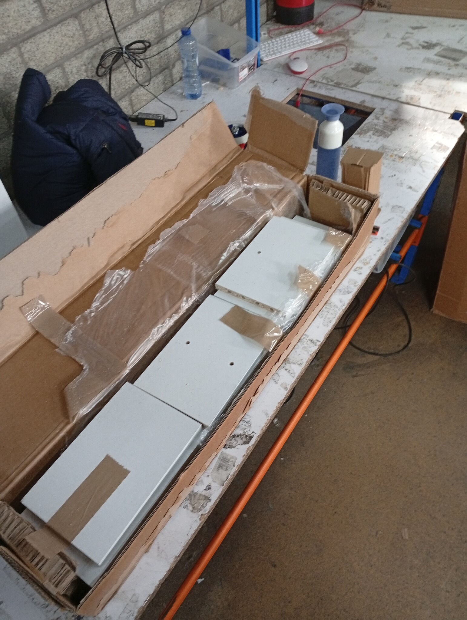 vidaXL Wandschap Wit (90x16x78 cm) - 55% Korting!