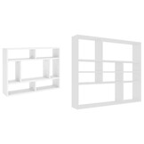 vidaXL Wandschap Wit (90x16x78 cm) - 55% Korting!