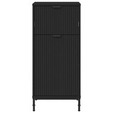 VidaXL Badkamerkast Zwart - 39.5x36x88 cm - 55% Korting!