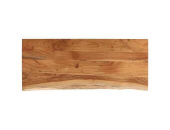 vidaXL Massief Acaciahout Wastafelblad 140x60cm - 55% Korting