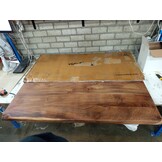 vidaXL Massief Acaciahout Wastafelblad 140x60cm - 55% Korting