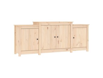 vidaXL Dressoir Grenenhout - 35% Korting - 164x37x68 cm