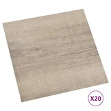 vidaXL PVC Vloerplanken Taupe Zelfklevend - 35% Korting