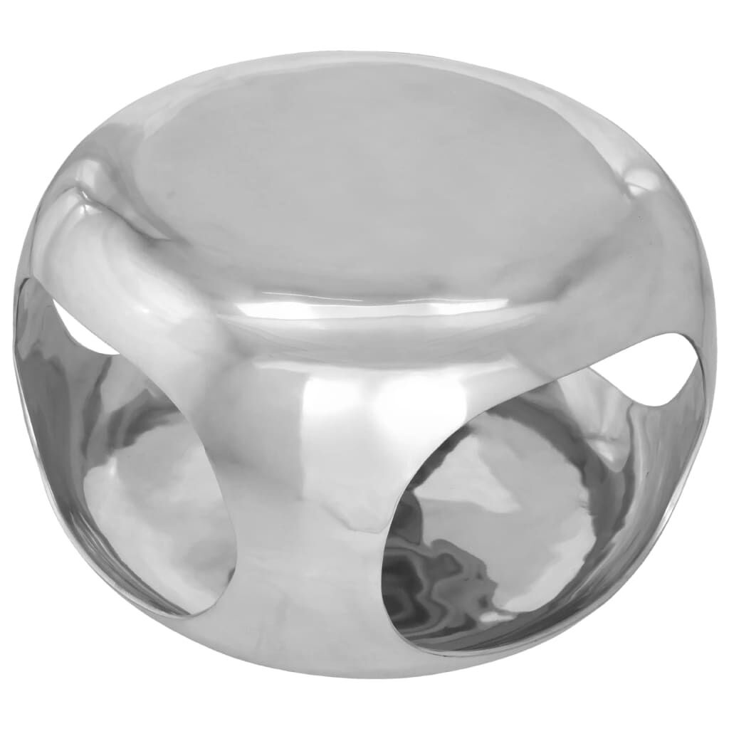 vidaXL Salontafel Zilver Aluminium (50x50x30 cm) - 35% Korting