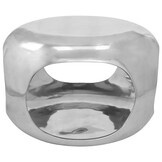 vidaXL Salontafel Zilver Aluminium (50x50x30 cm) - 35% Korting