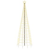 vidaXL LED-kerstboom met spikes 570 LEDs warm wit 300 cm - 42% KORTING!