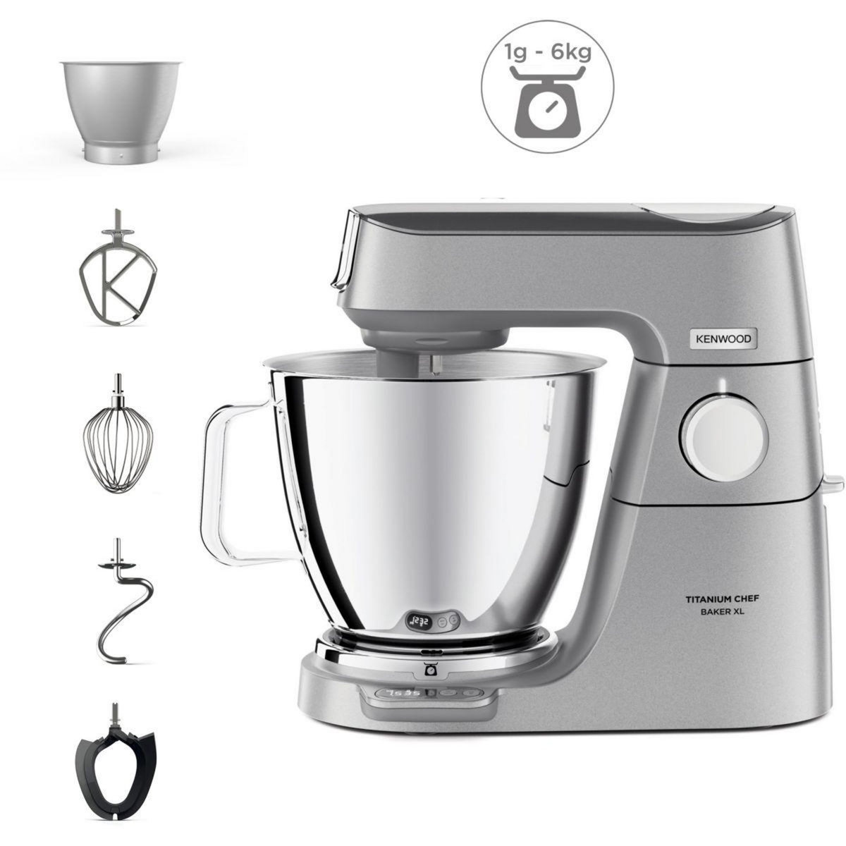 KENWOOD Titanium Chef Baker XL - Robot Pâtissier | 30% Korting!
