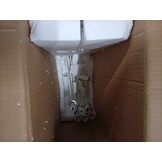 vidaXL Kroonluchter met kralen 12xE14 Wit - 55% Korting!