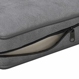 vidaXL Hondenbank 72x45x30 cm - 35% Korting - Donkergrijs Pluche