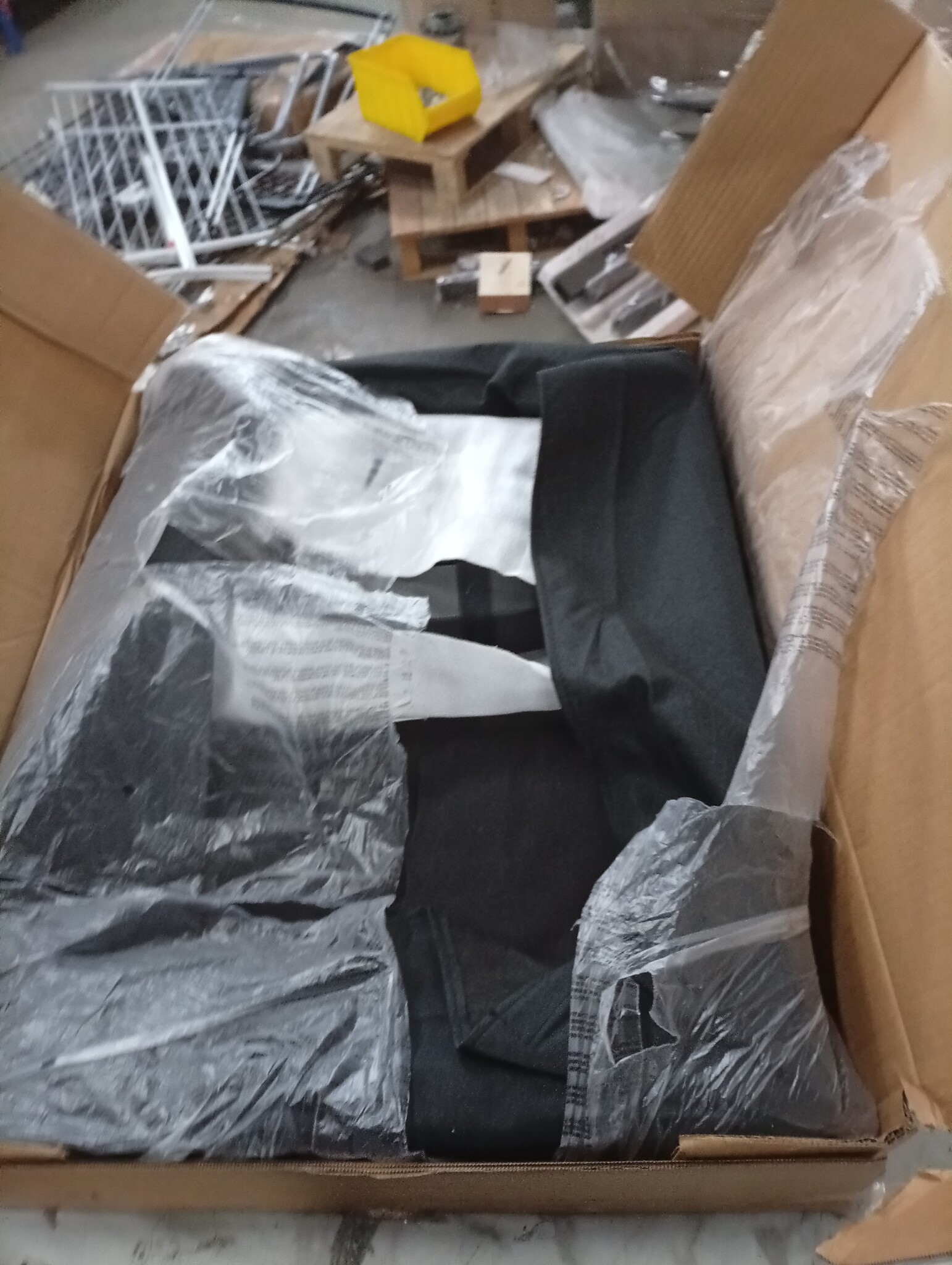 vidaXL Voetenbank Zwart - 70x55x41 cm | -55%