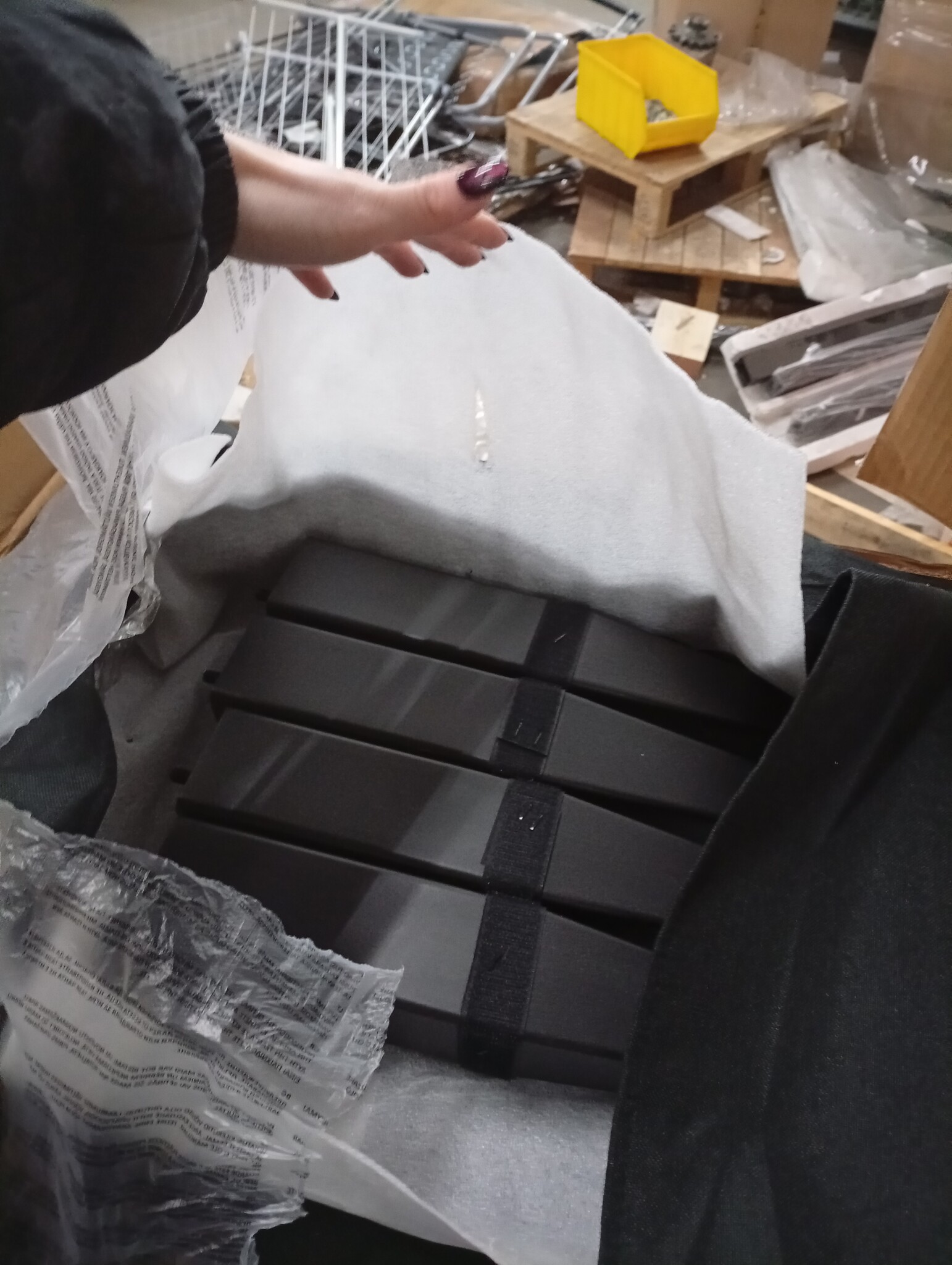 vidaXL Voetenbank Zwart - 70x55x41 cm | -55%