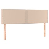 vidaXL Hoofdborden (2 st) Kunstleer Cappuccino - 35% Korting!