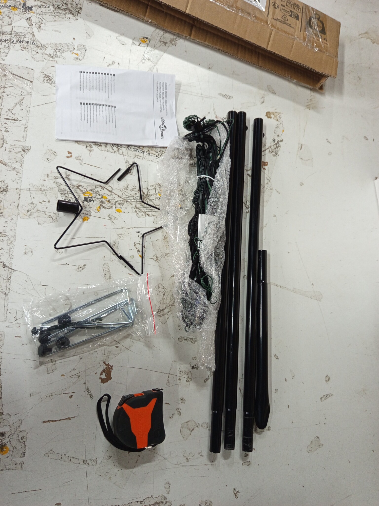 vidaXL LED Kerstboom met Spikes - Kleurrijk, 180cm (55% Korting!)