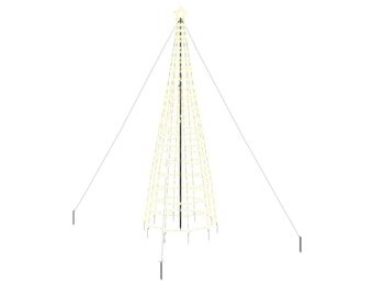 vidaXL Kerstboom LED 400cm Warmwit - 55% Korting!