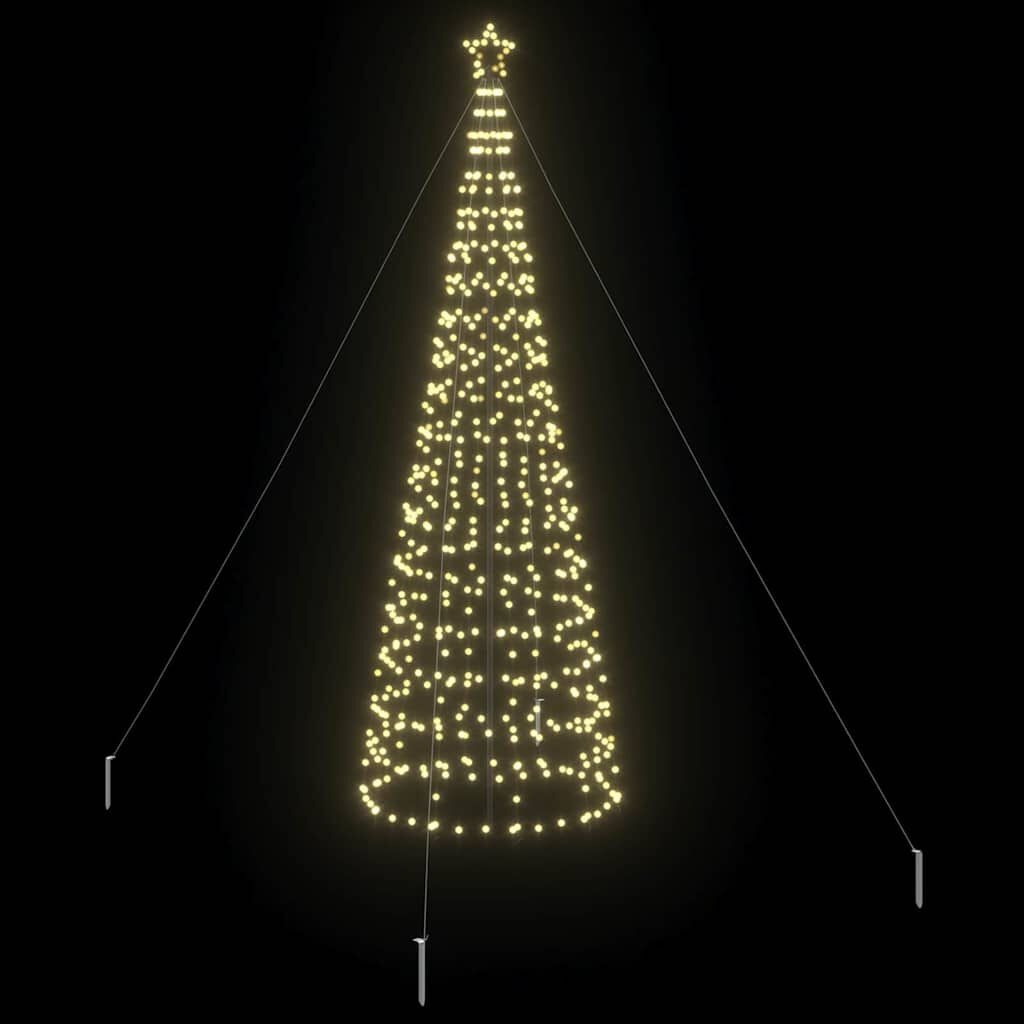 vidaXL Kerstboom LED 400cm Warmwit - 55% Korting!