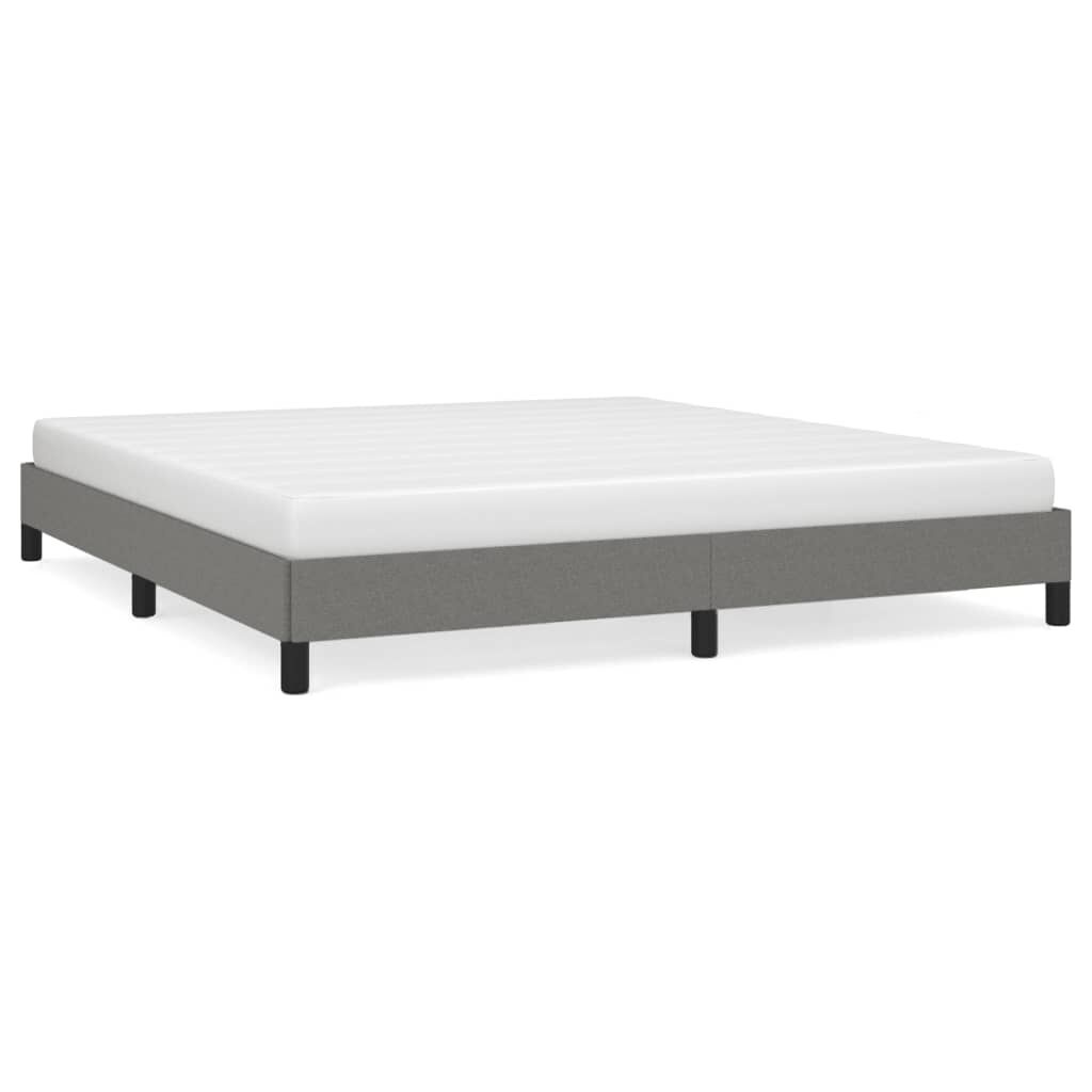 vidaXL Bedframe Donkergrijs 160x200 cm - 60% Korting!