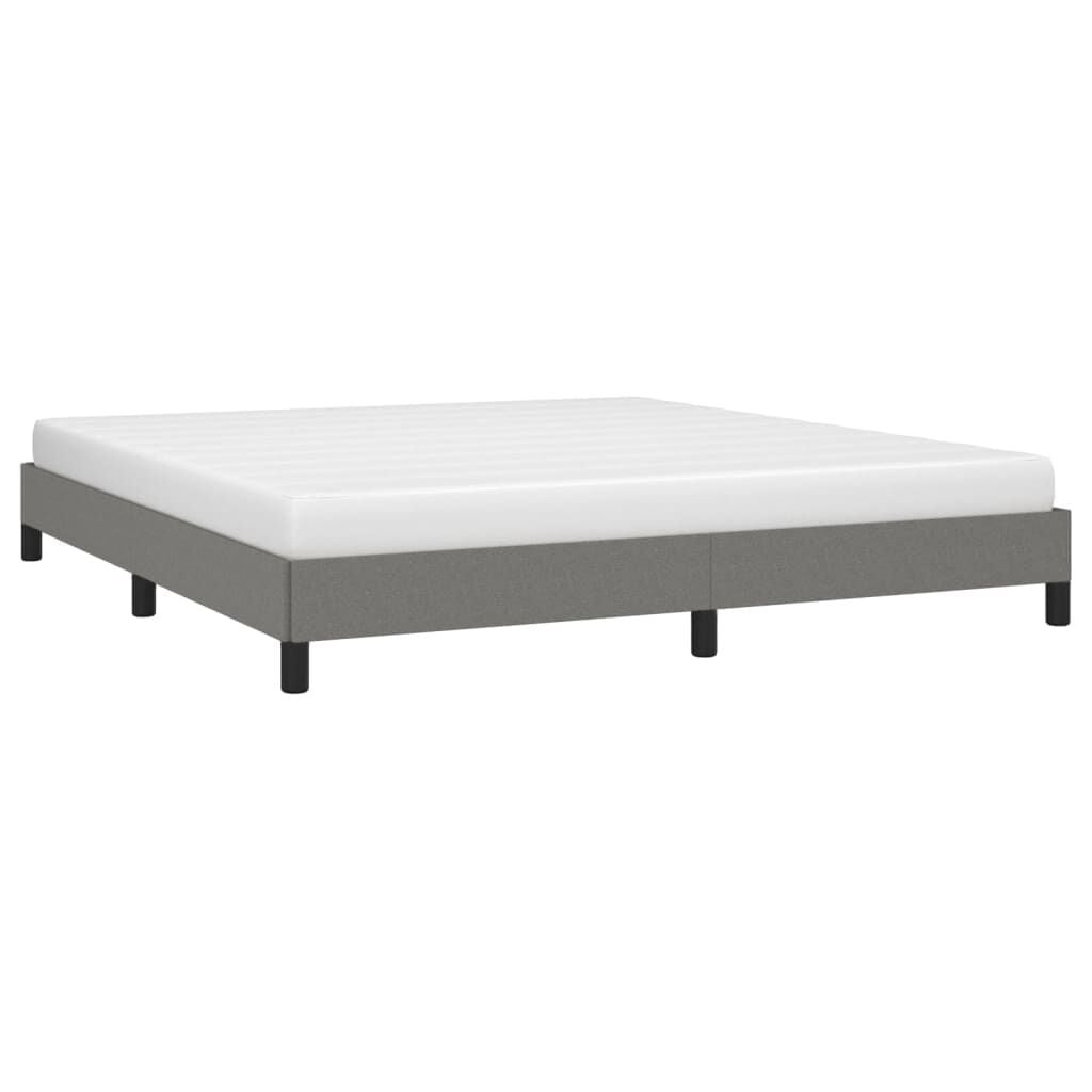 vidaXL Bedframe Donkergrijs 160x200 cm - 60% Korting!
