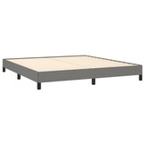 vidaXL Bedframe Donkergrijs 160x200 cm - 60% Korting!