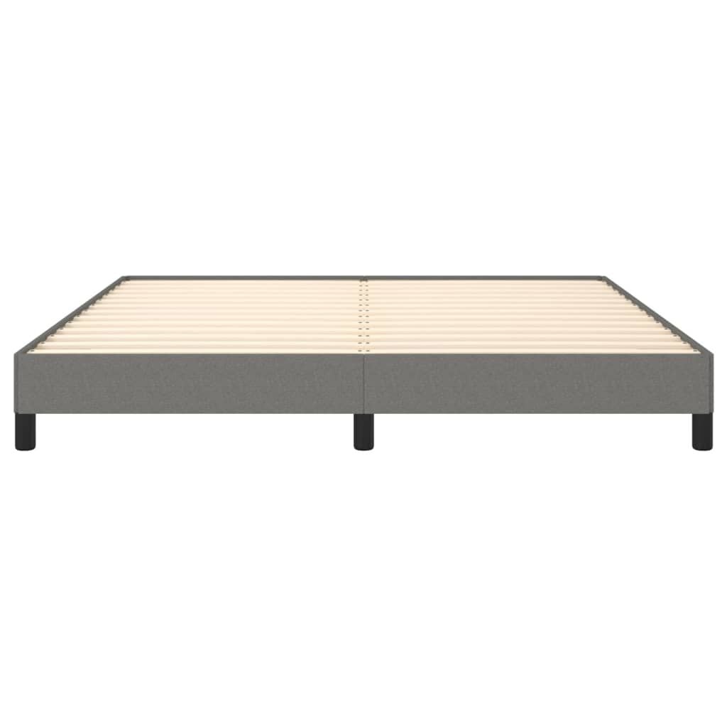 vidaXL Bedframe Donkergrijs 160x200 cm - 60% Korting!