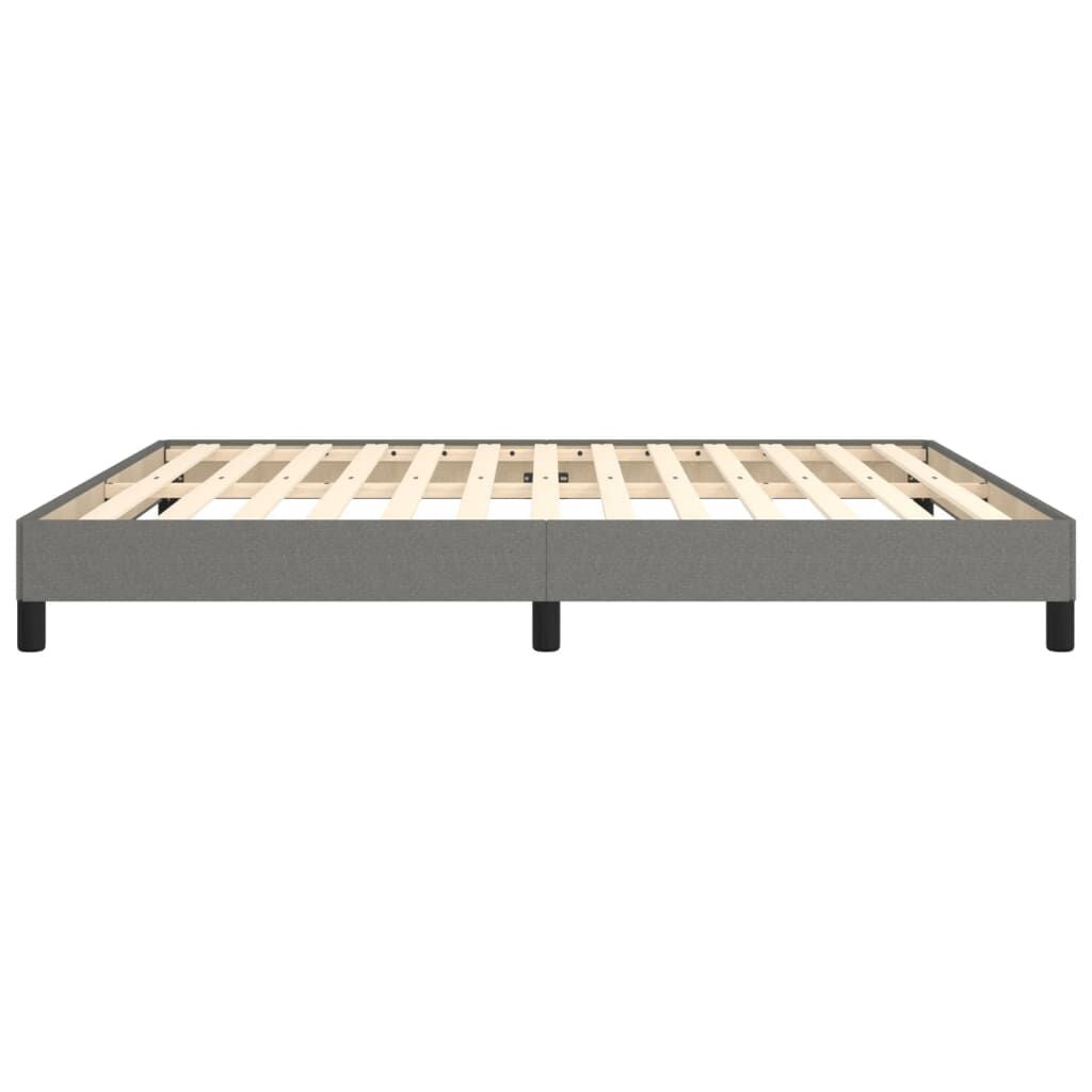 vidaXL Bedframe Donkergrijs 160x200 cm - 60% Korting!