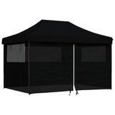 vidaXL Partytent Inklapbaar 4x2.8m Zwart - 55% Korting!