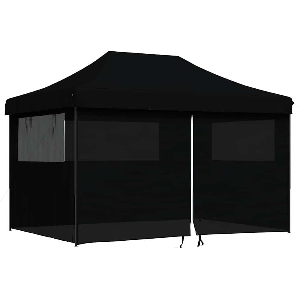 vidaXL Partytent Inklapbaar 4x2.8m Zwart - 55% Korting!