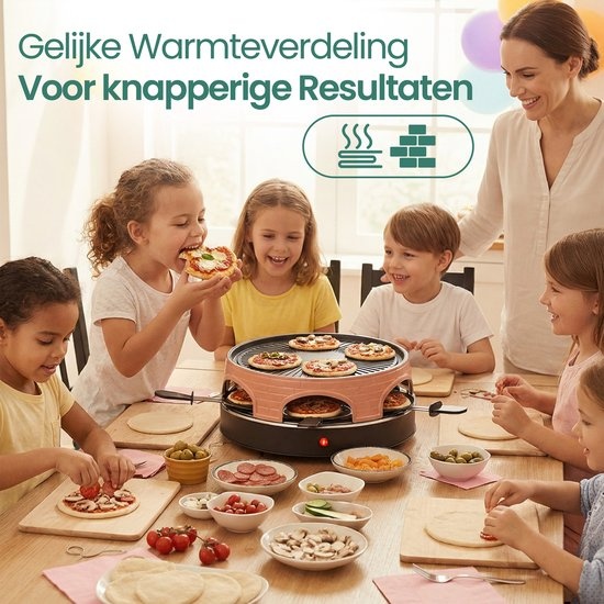 Emerio Pizzarette 3-in-1: Pizza, Raclette & Grill met 35% Korting!