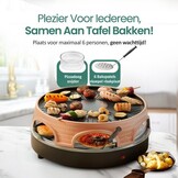 Emerio Pizzarette 3-in-1: Pizza, Raclette & Grill met 35% Korting!
